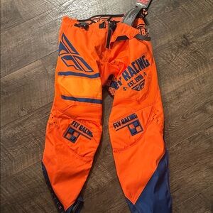 FLY RACING KINETIC ERA PANTS ORANGE NAVY SZ 36 371-43836